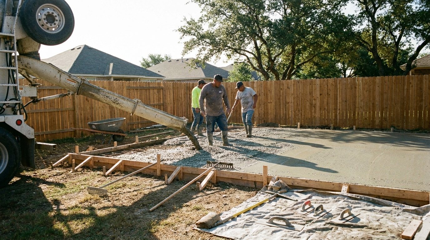 How Much Does It Cost to Install a Concrete Patio? 2026 Price Guide in Conroe, TX
