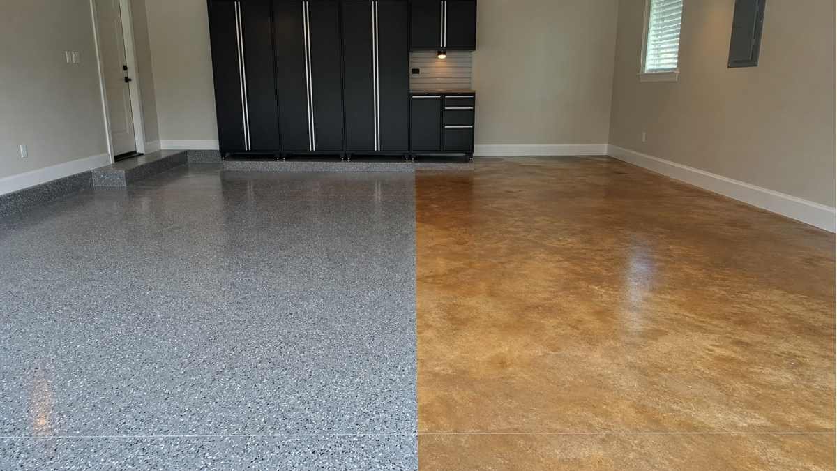 Epoxy vs. Stained Concrete: Which Garage Floor Finish Is Right for You?