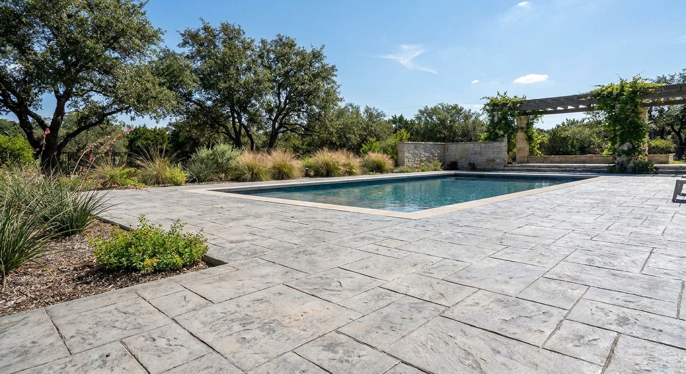 How Long Does Stamped Concrete Last in Texas Heat? Common Issues & Maintenance Tips