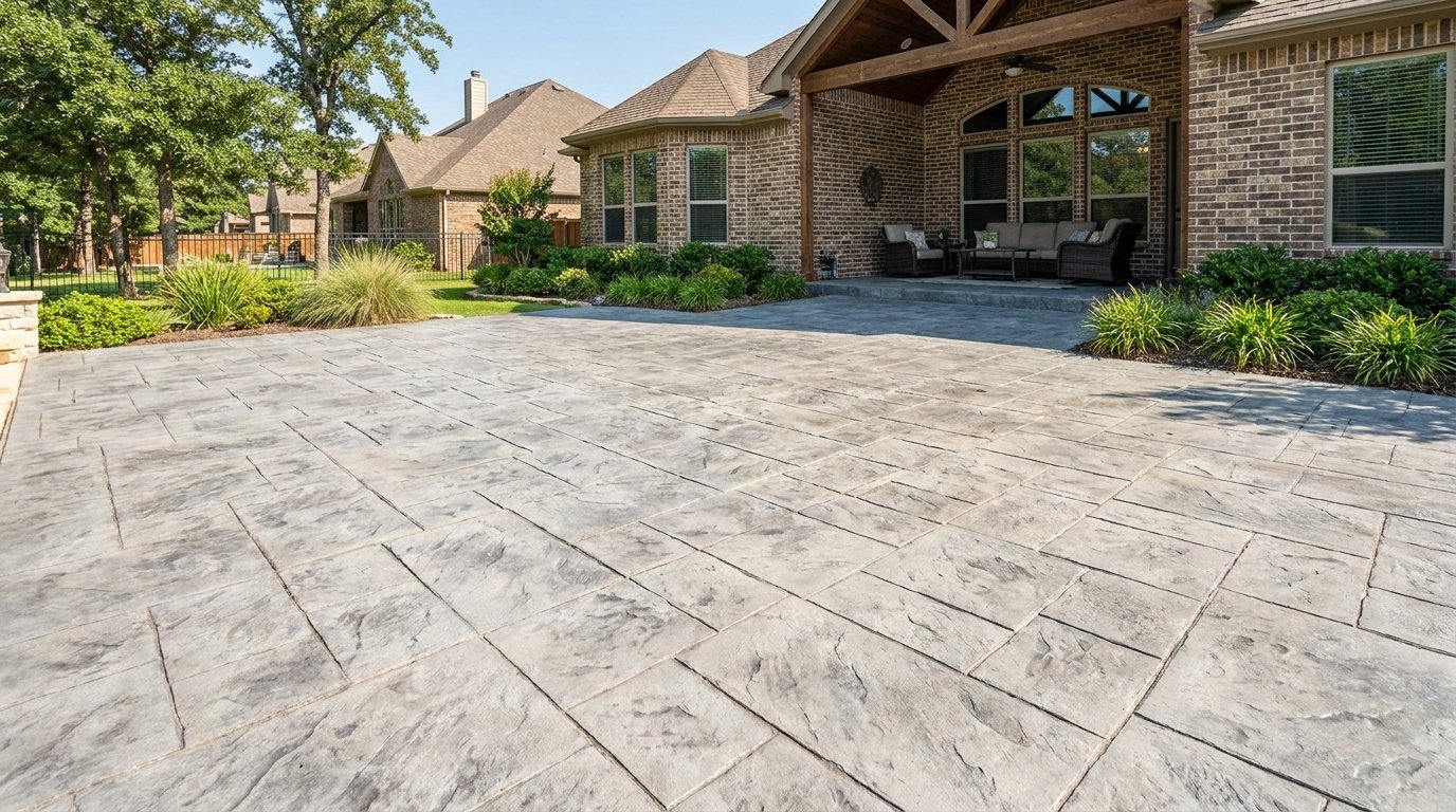 Stamped Concrete Patterns and Colors Popular in Texas Homes (2026 Visual Guide)