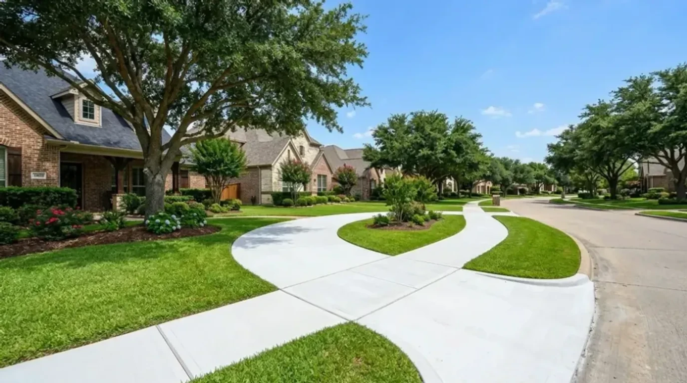 Michael Goff of Creative Concrete Designs on a job site in Montgomery County, Texas