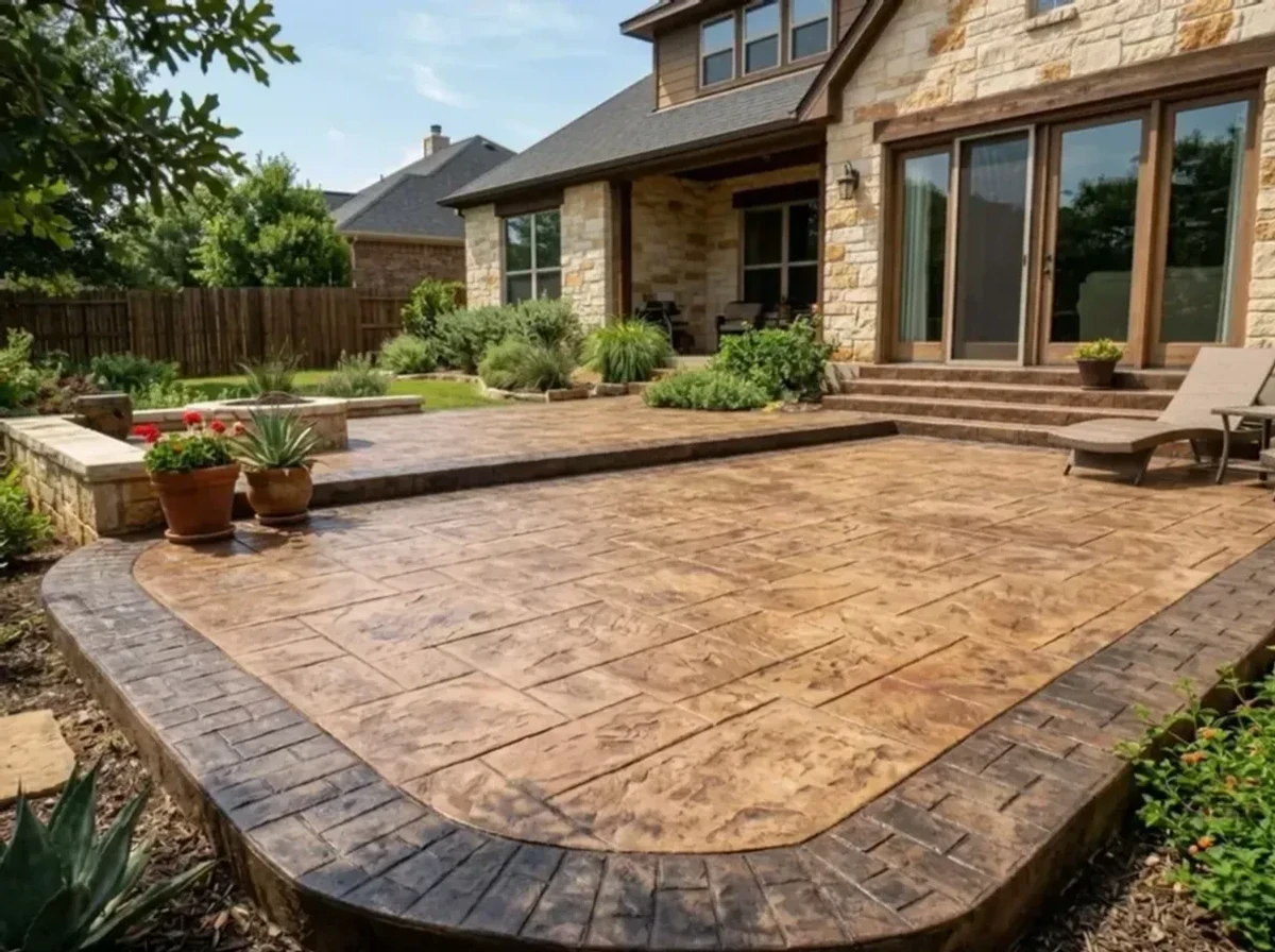 Stamped Concrete by Creative Concrete Designs in Montgomery County, TX